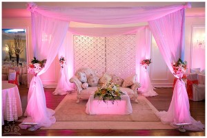 Indian wedding venue decor New York