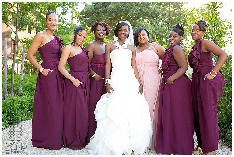 New York Wedding Photographer Chicago Philadelphia Miami New York Wedding Photographer Chicago Philadelphia Miami Bridesmaids Purple Dress Bride Nyc